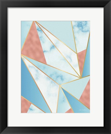 Framed Geometric Sky Print