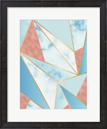 Framed Geometric Sky Print