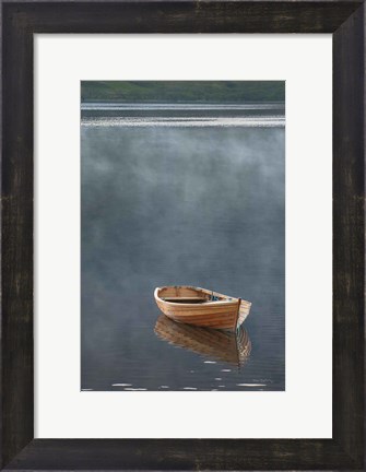 Framed Rowboat in Ross Print