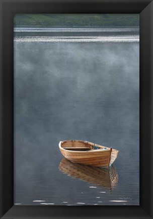 Framed Rowboat in Ross Print