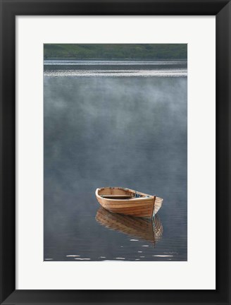 Framed Rowboat in Ross Print