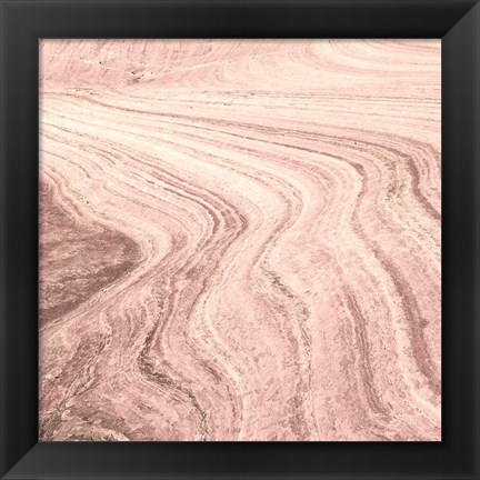 Framed Coyote Buttes V Blush Crop Print