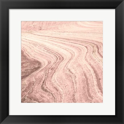 Framed Coyote Buttes V Blush Crop Print