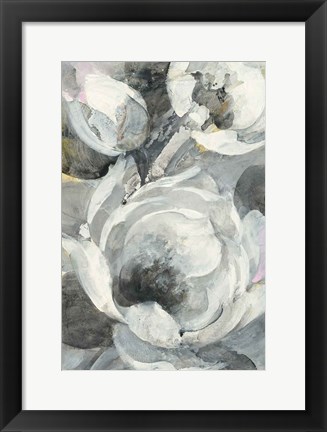 Framed White Delight I Print
