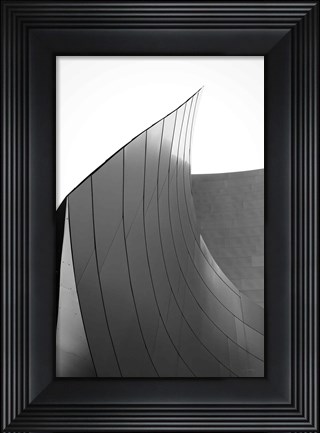 Framed Skyscraper II BW Print