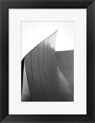 Framed Skyscraper II BW Print