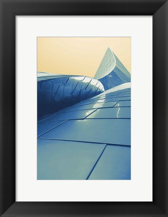 Framed Skyscraper VII Spring Print