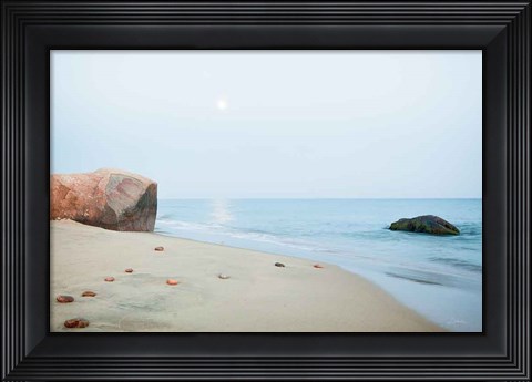 Framed Coastal Rocks Print