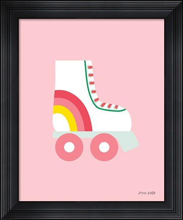 Framed Rollerskate Print