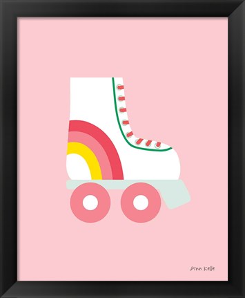 Framed Rollerskate Print