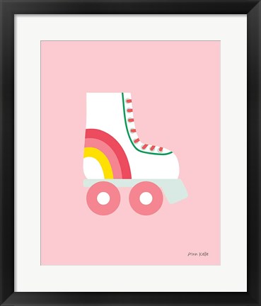 Framed Rollerskate Print