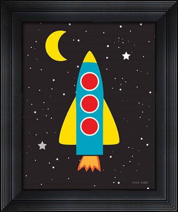 Framed Blast Off Print