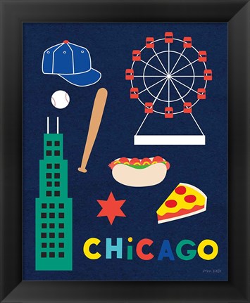 Framed City Fun Chicago Print