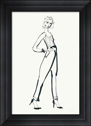 Framed About Town III Print