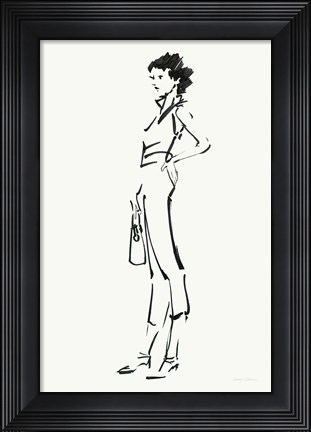 Framed About Town II Print