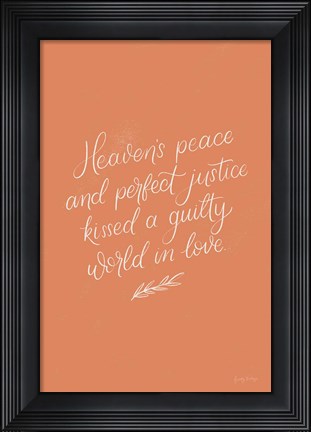 Framed Sunday Hymn I Print
