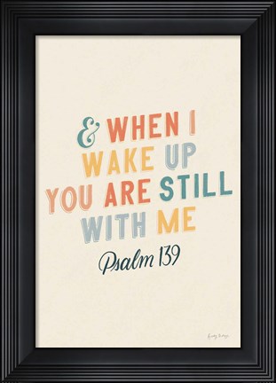 Framed Bible Saying IV Print