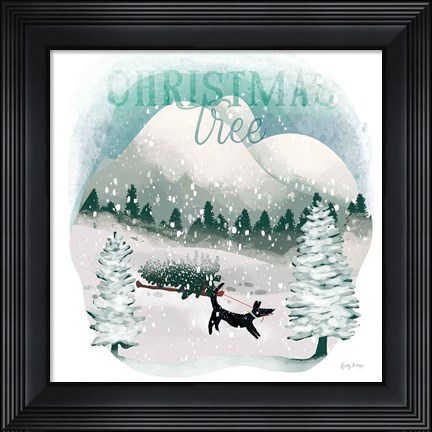 Framed Winter Wonderland V Print