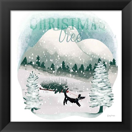 Framed Winter Wonderland V Print