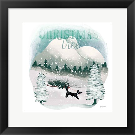 Framed Winter Wonderland V Print