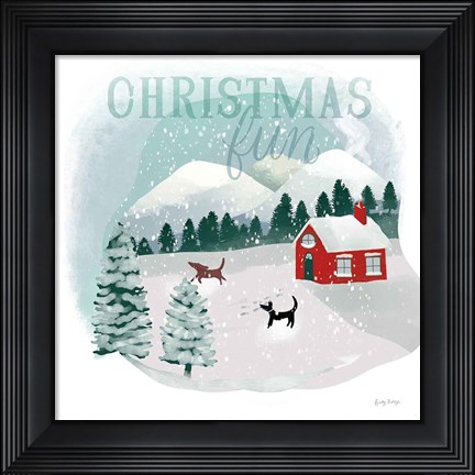 Framed Winter Wonderland III Print