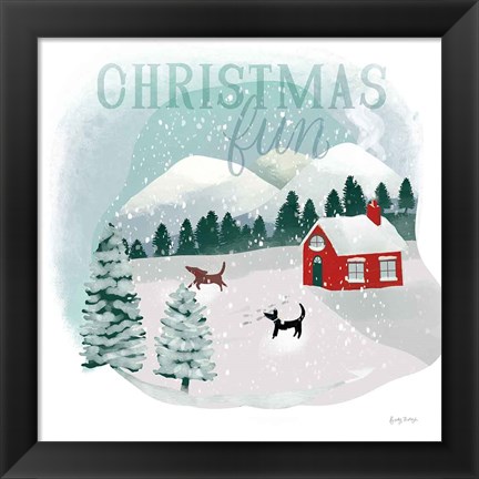 Framed Winter Wonderland III Print