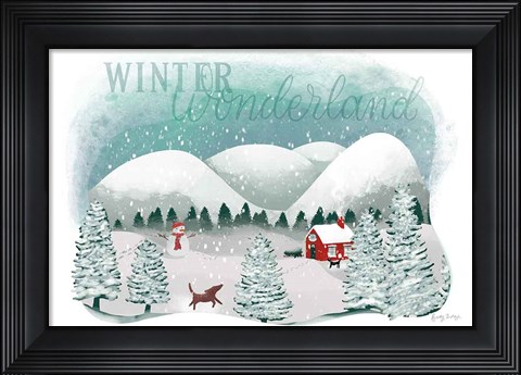 Framed Winter Wonderland I Print