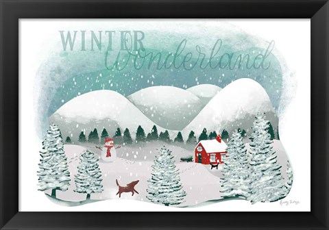 Framed Winter Wonderland I Print