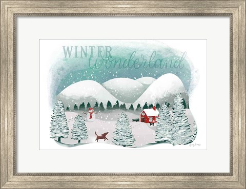 Framed Winter Wonderland I Print