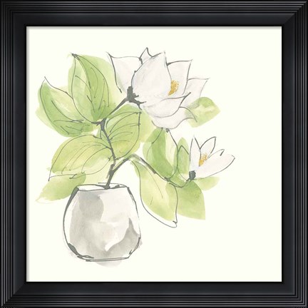 Framed Plant Magnolia II Print