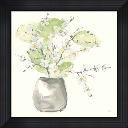 Framed Plant Blossom I Print