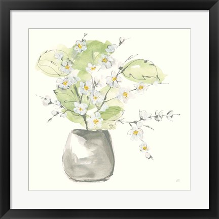 Framed Plant Blossom I Print