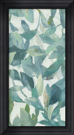 Framed Summer Garden Greenery II Light Print