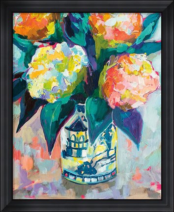 Framed Sunset Bouquet Print