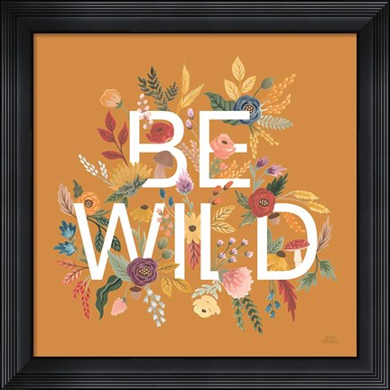 Framed Harvest Garden II Print