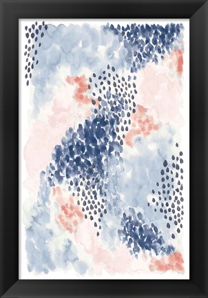 Framed Spring Blooms II Blue Print