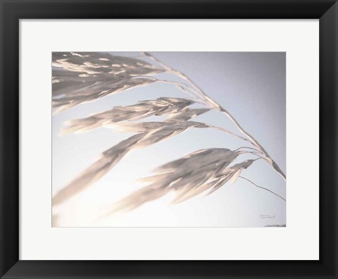 Framed Windy Wheat Fields II Light Print