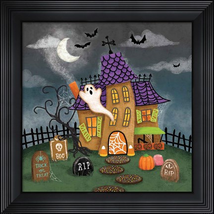 Framed Spooky Shanty Print