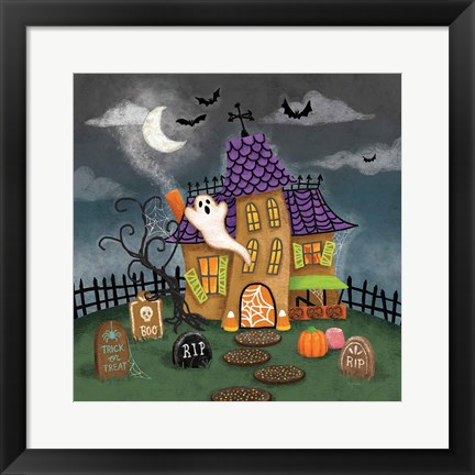 Framed Spooky Shanty Print