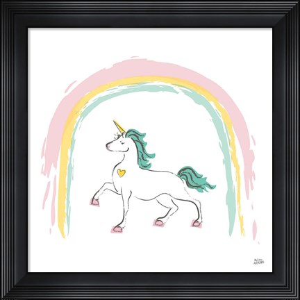 Framed Rainbow Dream I Print