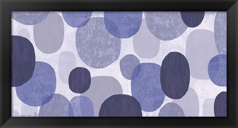 Framed Purple Drips III Print