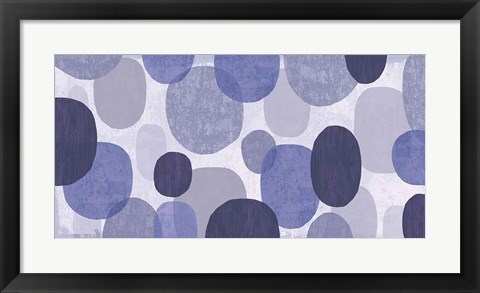 Framed Purple Drips III Print