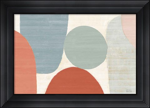 Framed Spring Costa Del Sol II Muted Crop Print