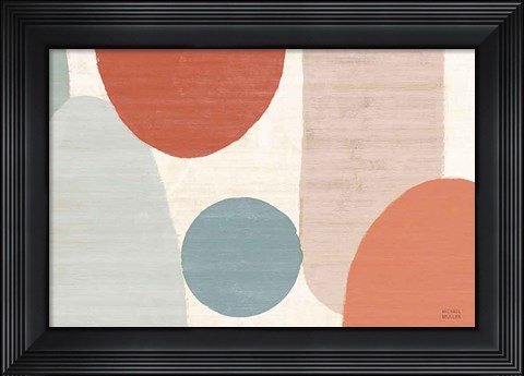 Framed Spring Costa Del Sol I Muted Crop Print