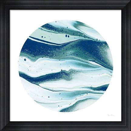 Framed Dark Matter Blue II Print