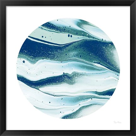 Framed Dark Matter Blue II Print