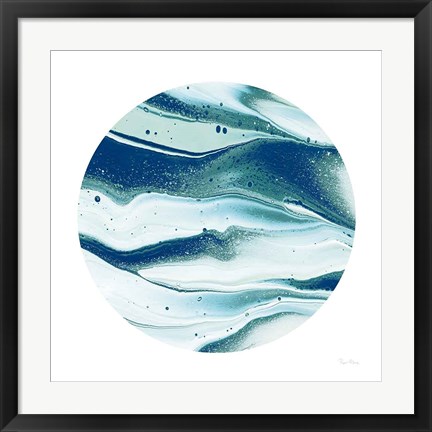 Framed Dark Matter Blue II Print