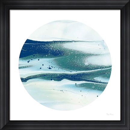 Framed Dark Matter Blue I Print