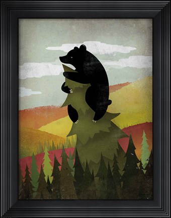 Framed Leaf Peeper No Words Print