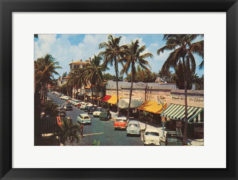 Framed Florida Postcard IV Print